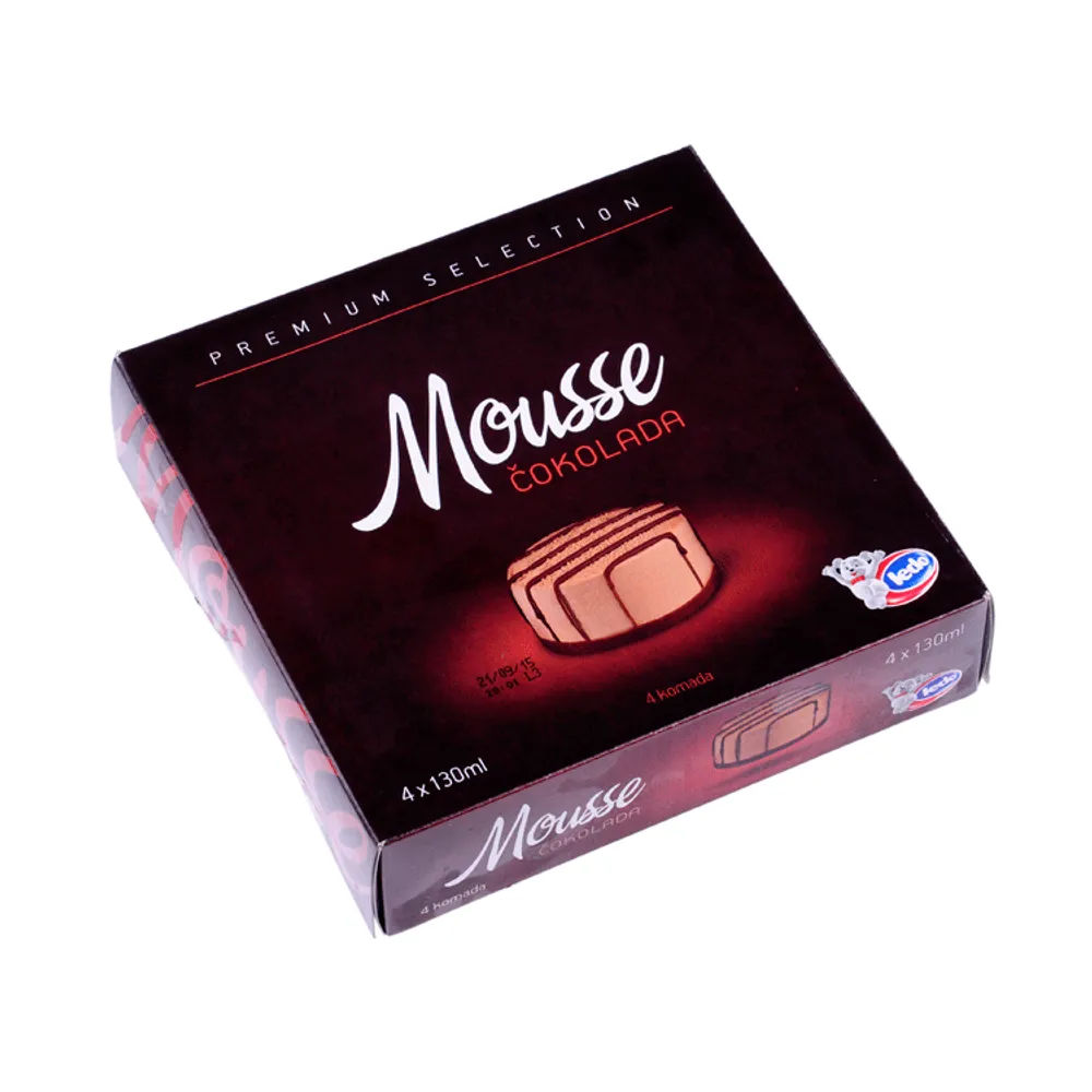 Sladoled mousse čokolada 4x130ml Ledo