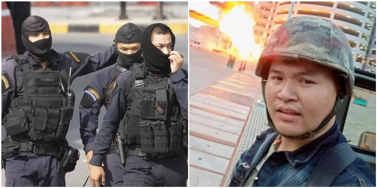 Tajlandska policija i Jakrapanth Thomma