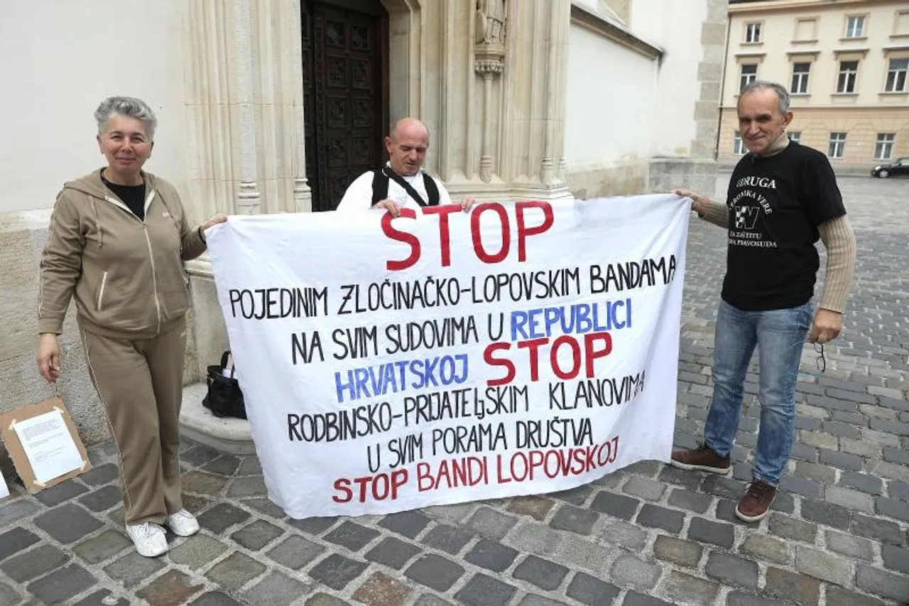 Udruga za pomoć žrtvama pravosuđa nastavlja zajednički štrajk glađu