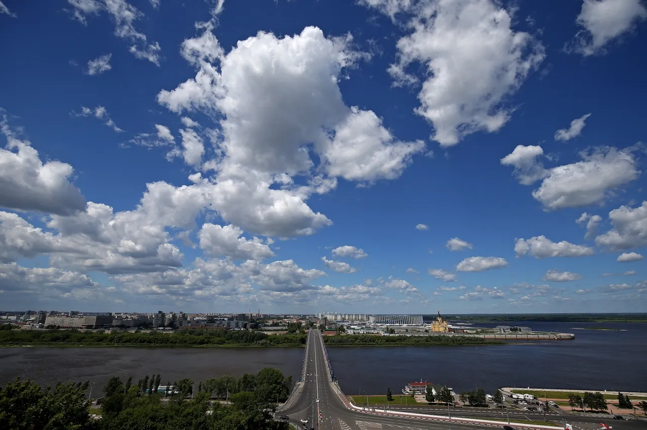 Nižnji Novgorod: Panorama grada i pogled na stadion