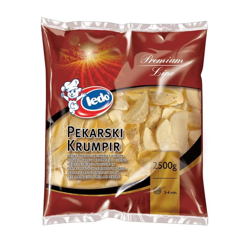 Krumpir kriške s korom 2,5 kg Ledo