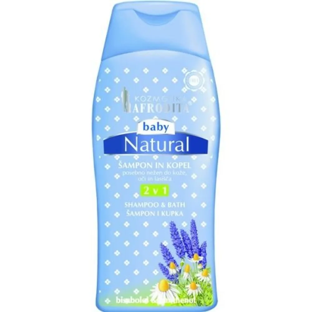 Afrodita Baby Natural 2u1 šampon & kupka