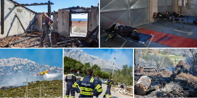 Tužni prizori: Veliki požar na Pelješcu poharao sve pred sobom