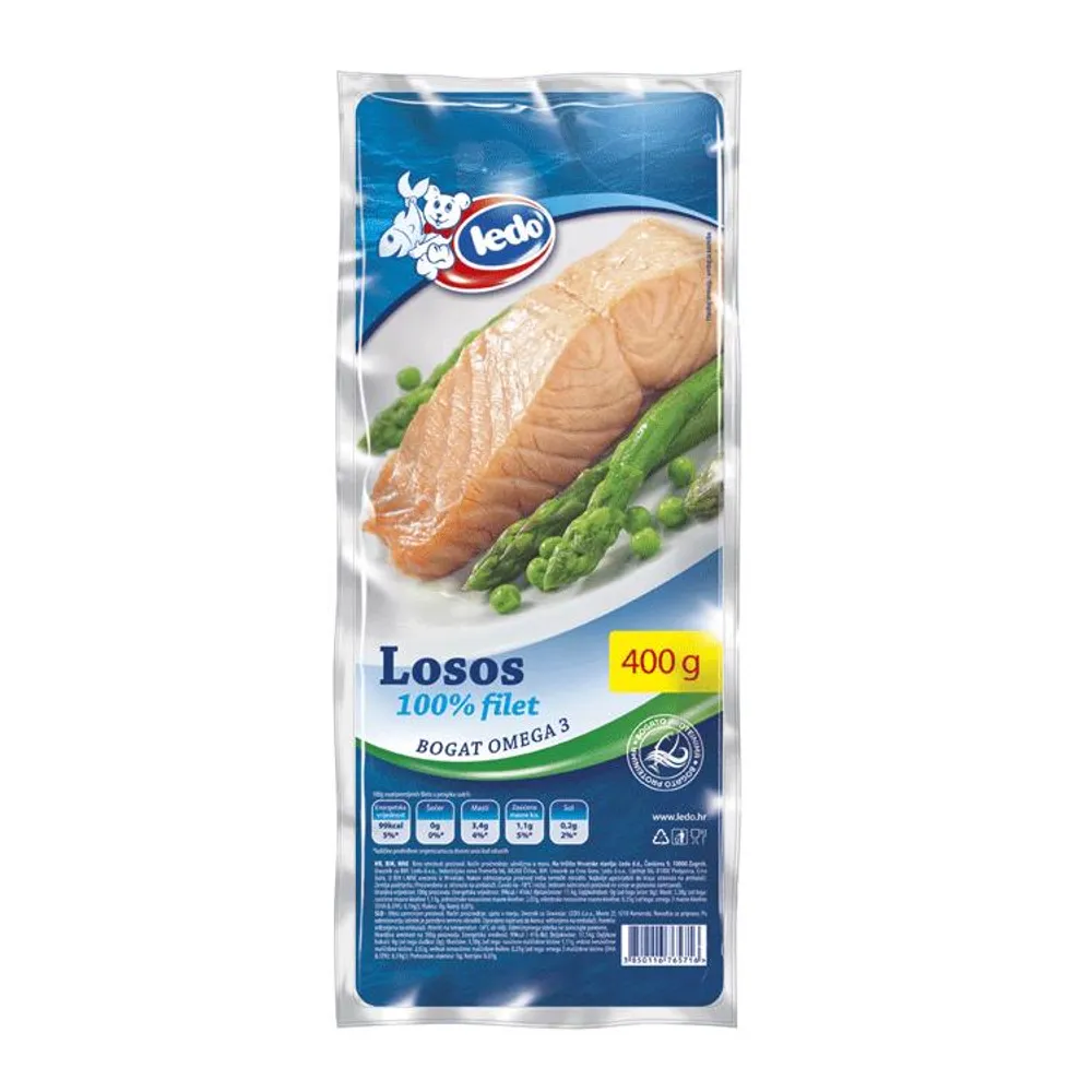 Losos s kožom filet 400 g Ledo