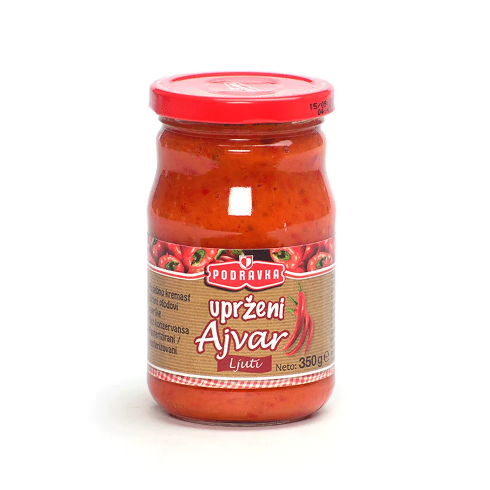 Ajvar ljuti uprženi 350 g Podravka