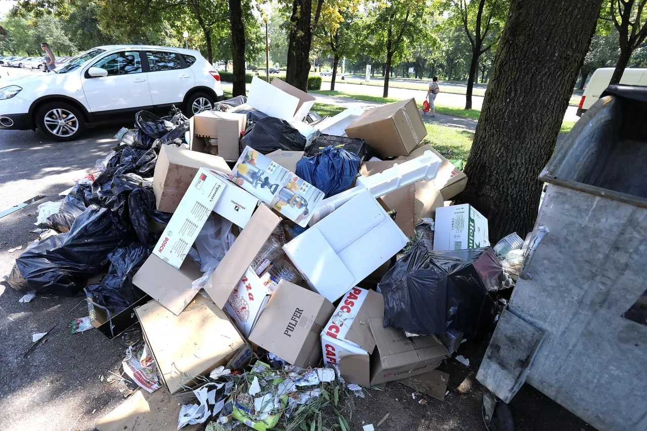 U Zagrebu je ponovno eksalirao problem nelegalnog odlaganja otpada pored kontejera