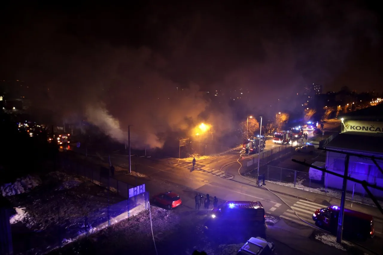 Požar u Zagrebu, vatrogasci