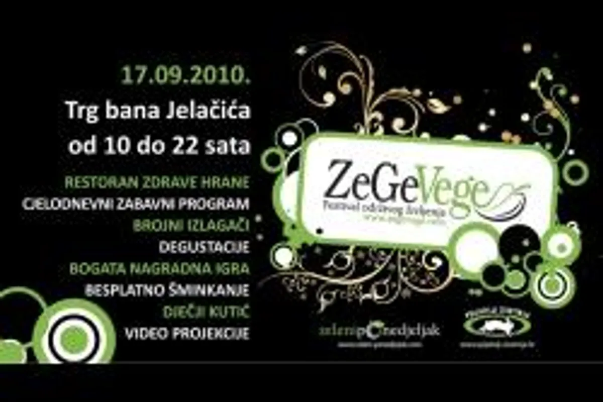 Ovog petka posjetite ZeGeVege festival održivog življenja!