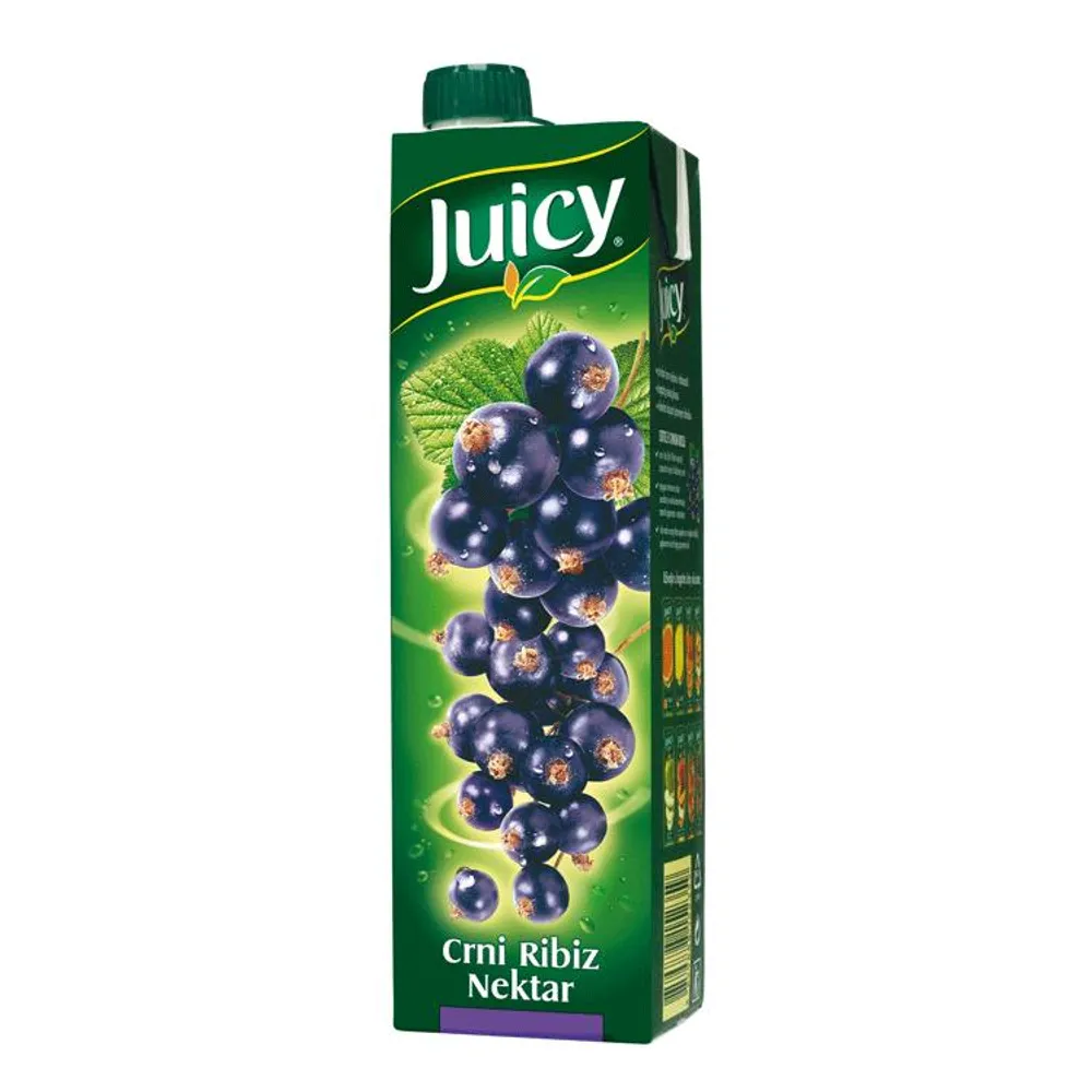 Juicy nektar crni ribizl 1 l