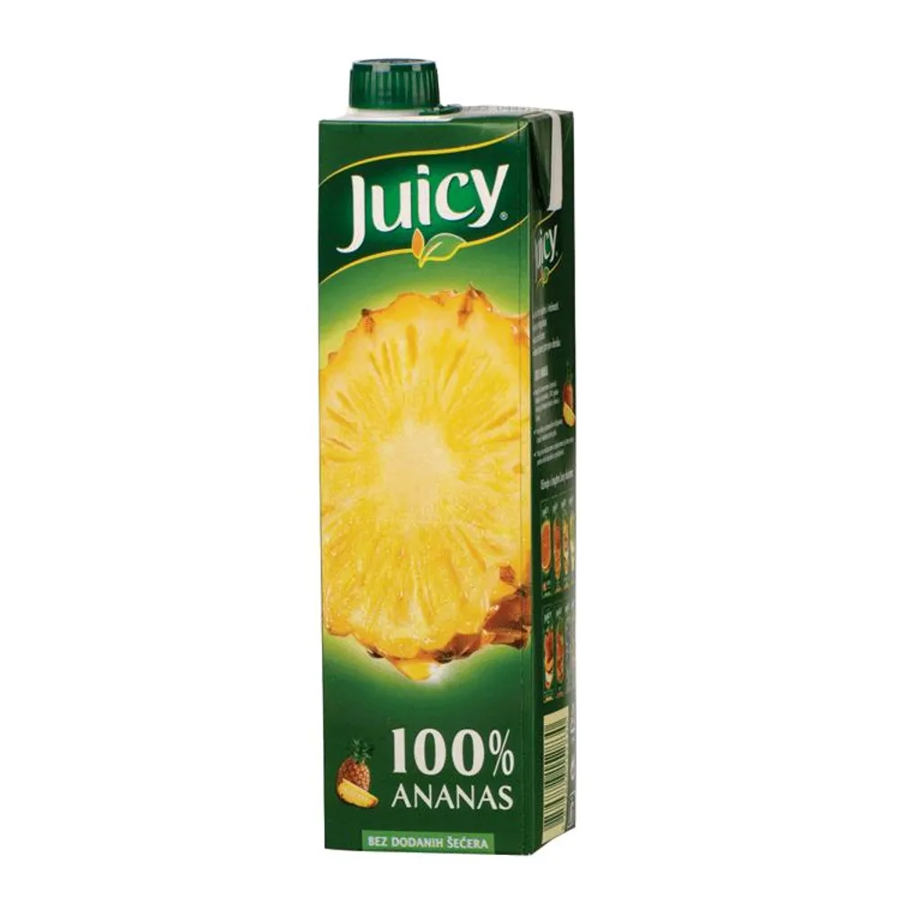 Juicy sok 100% ananas  1l