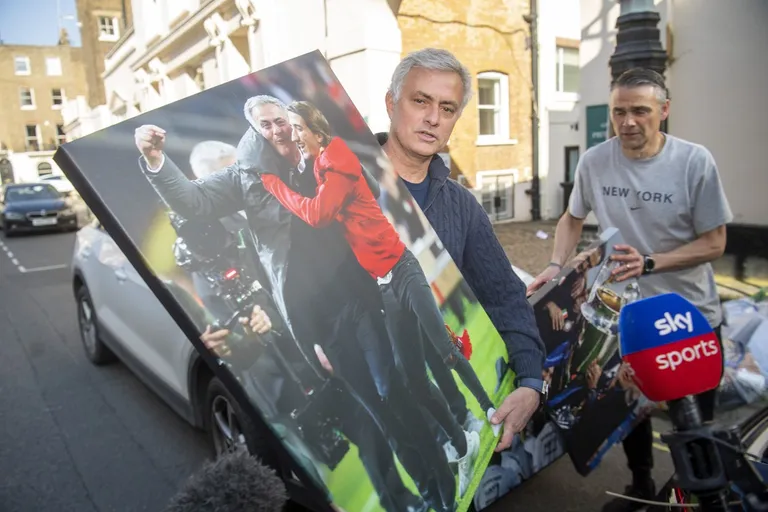 Jose Mourinho returns home, London, UK - 19 Apr 2021