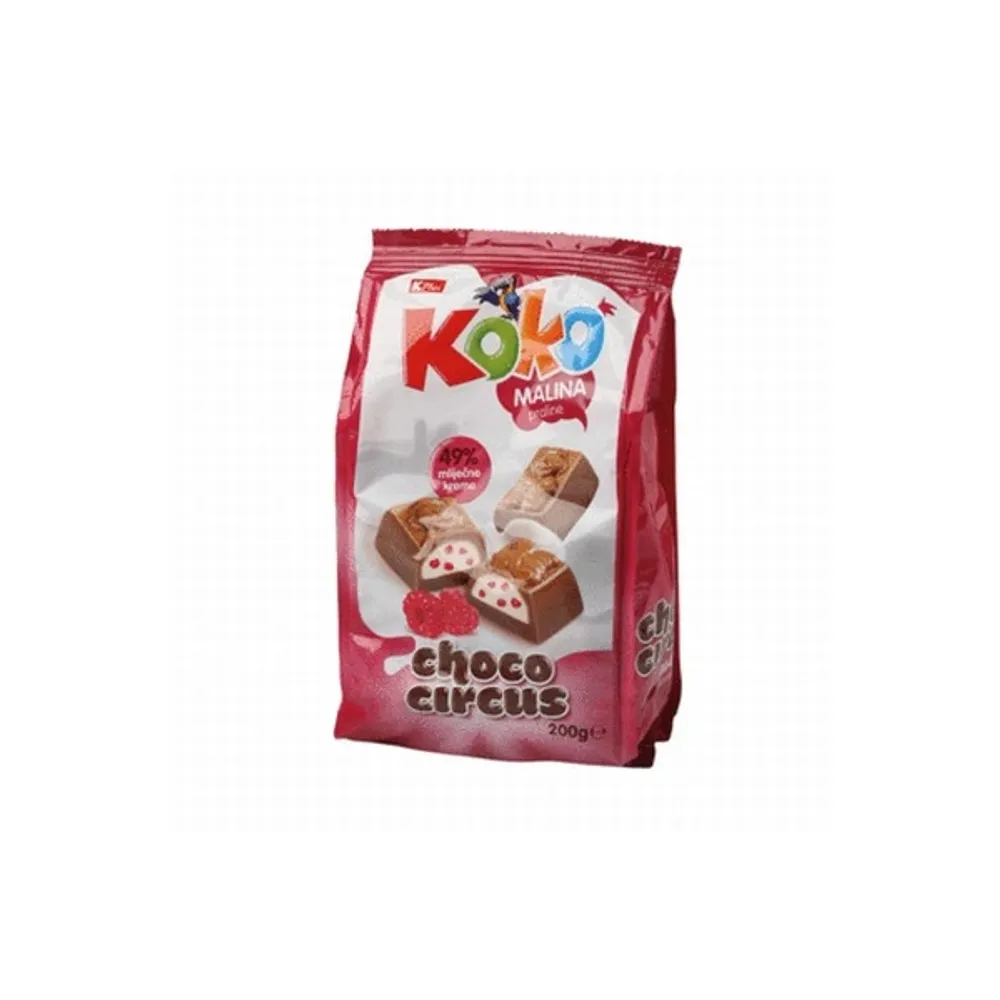 K plus Praline Koko malina