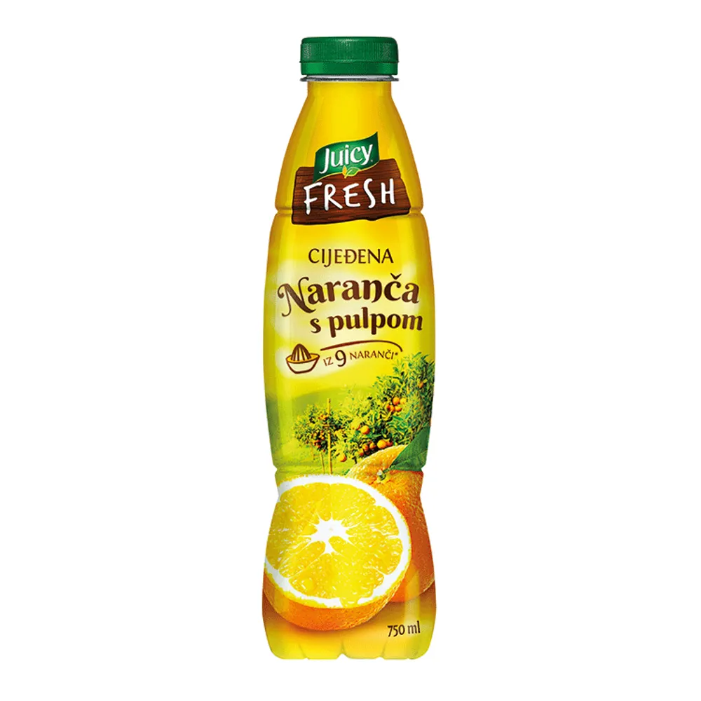 Sok Juicy fresh naranča 0,75l