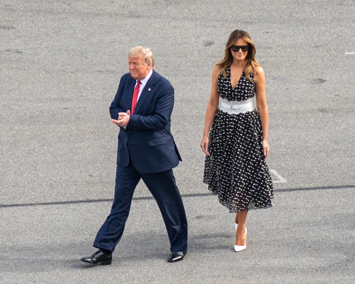 Melania Trump i Donald Trump na Floridi, veljača 2020.