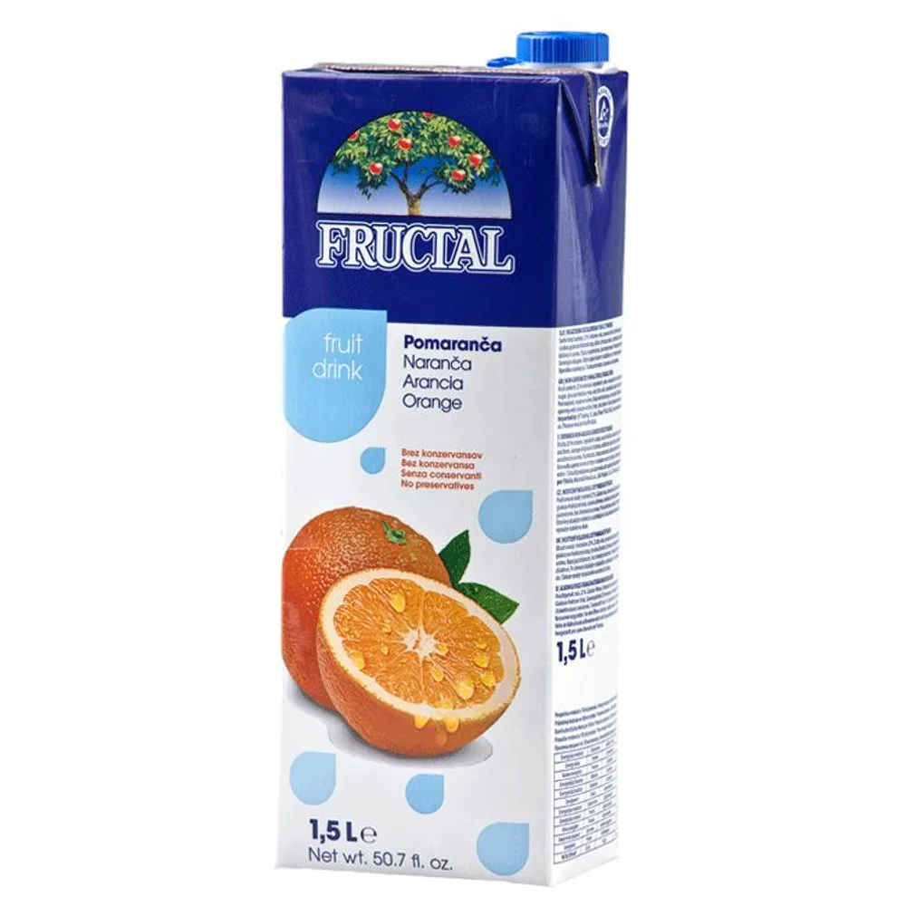 Negazirano piće naranča 1,5 l Fructal