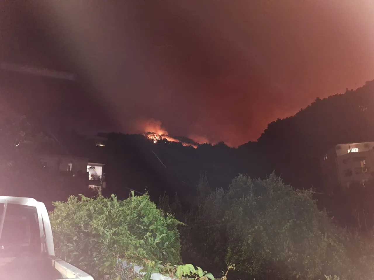 tučepi, požar