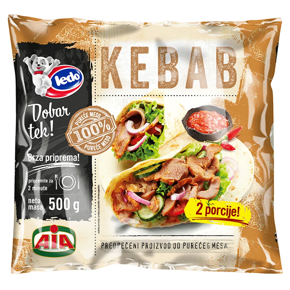 Kebab 500g Ledo