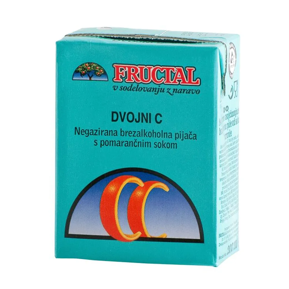 Negazirano piće dvojni C 0,2 l Fructal