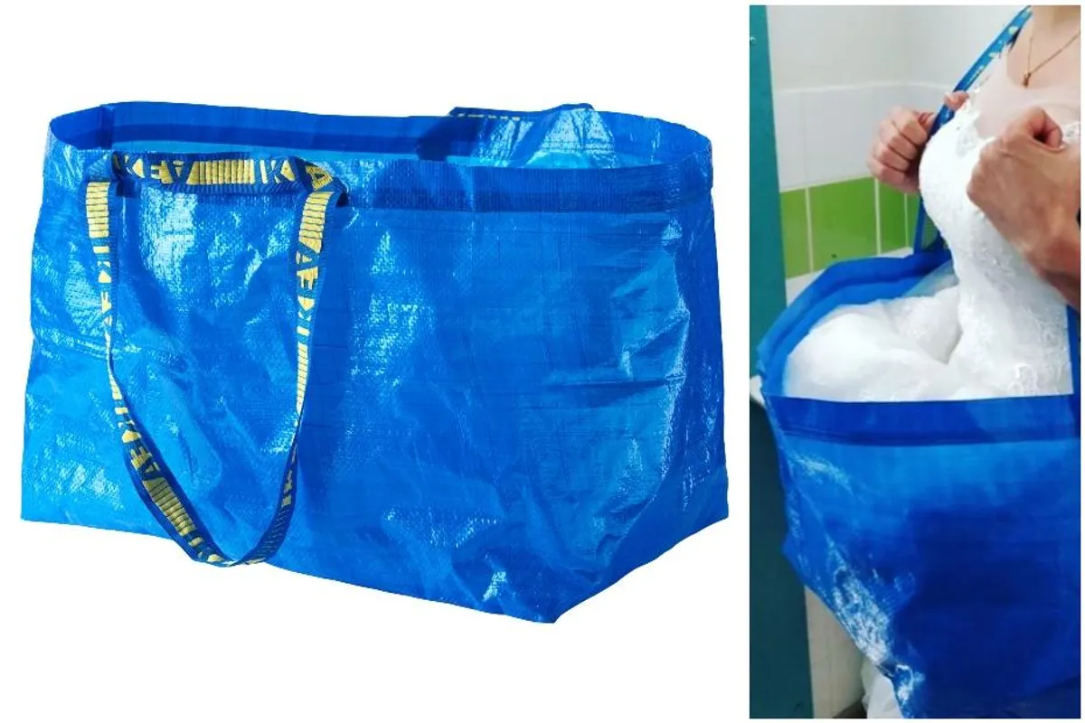 Mladenka iskoristila Ikeinu vreću za genijalan trik