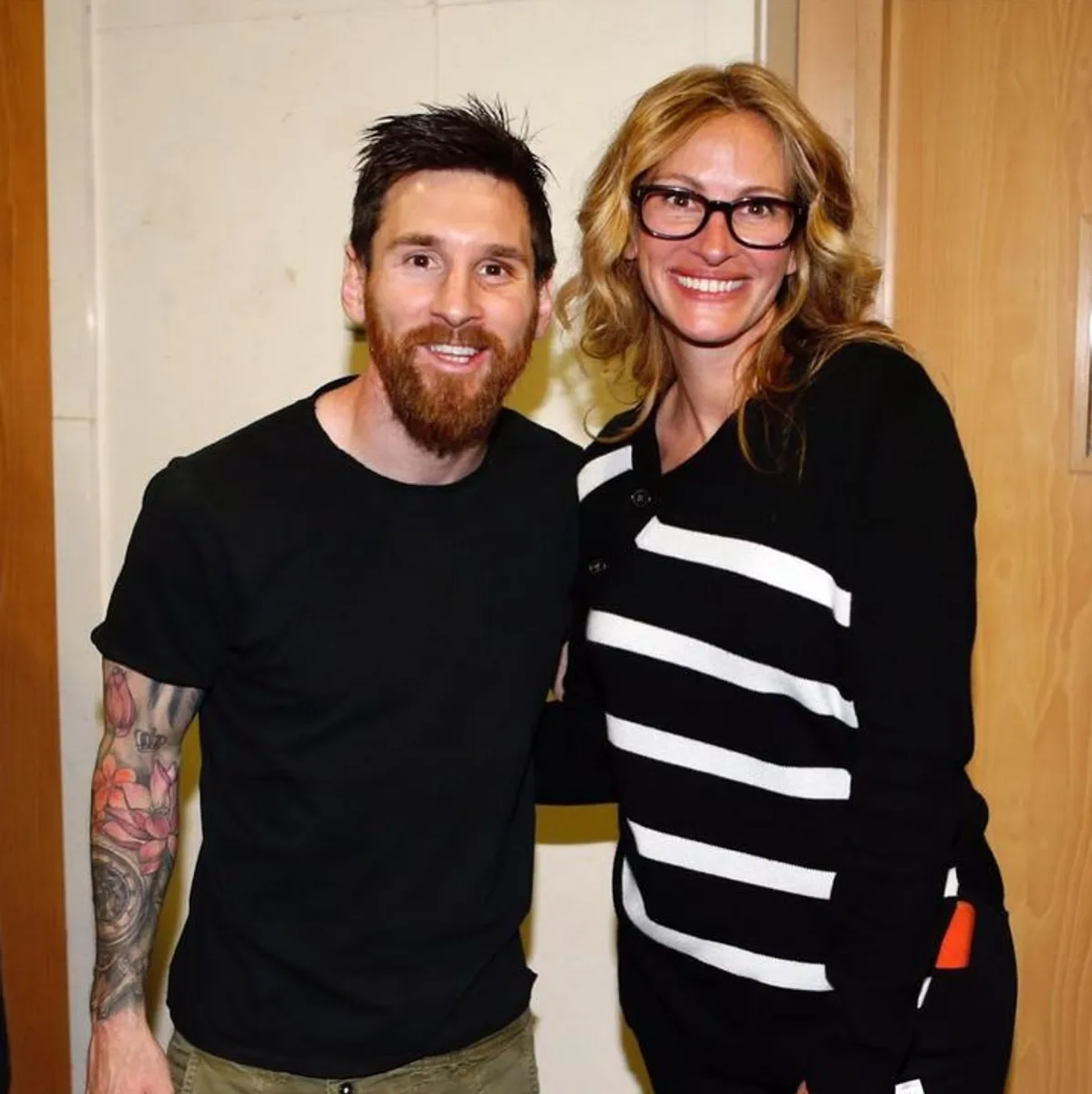 Lionel Messi i Julia Roberts