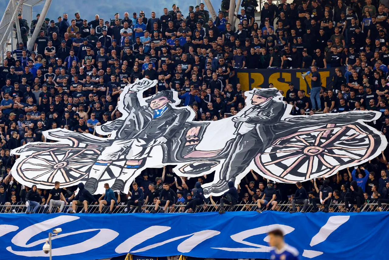 Hajduk Dinamo koreografija