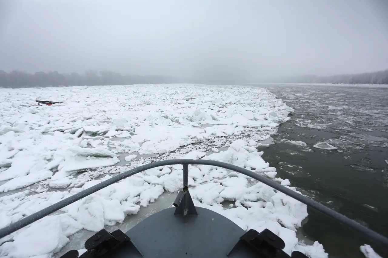 Ledolomac na Dunavu