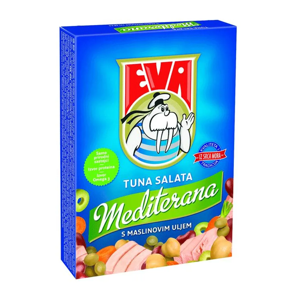 Eva tunj salata mediterana 115 g