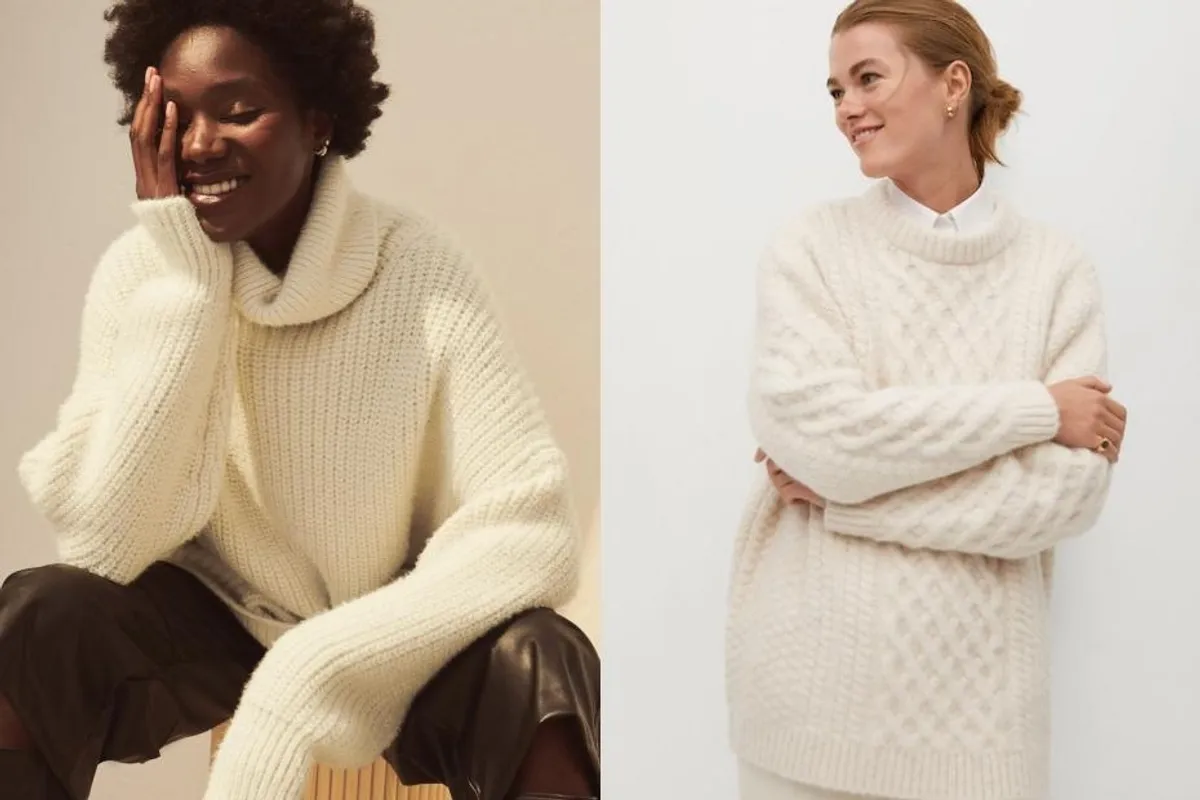 Mekani džemperi u prljavo bijelim nijansama koje želimo u ormaru
