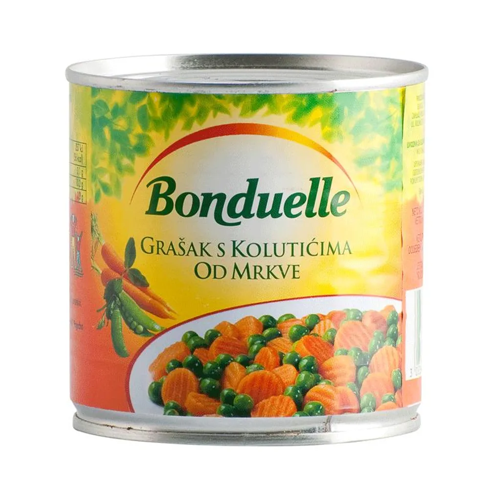 Grašak, mrkva 240 g Bonduelle