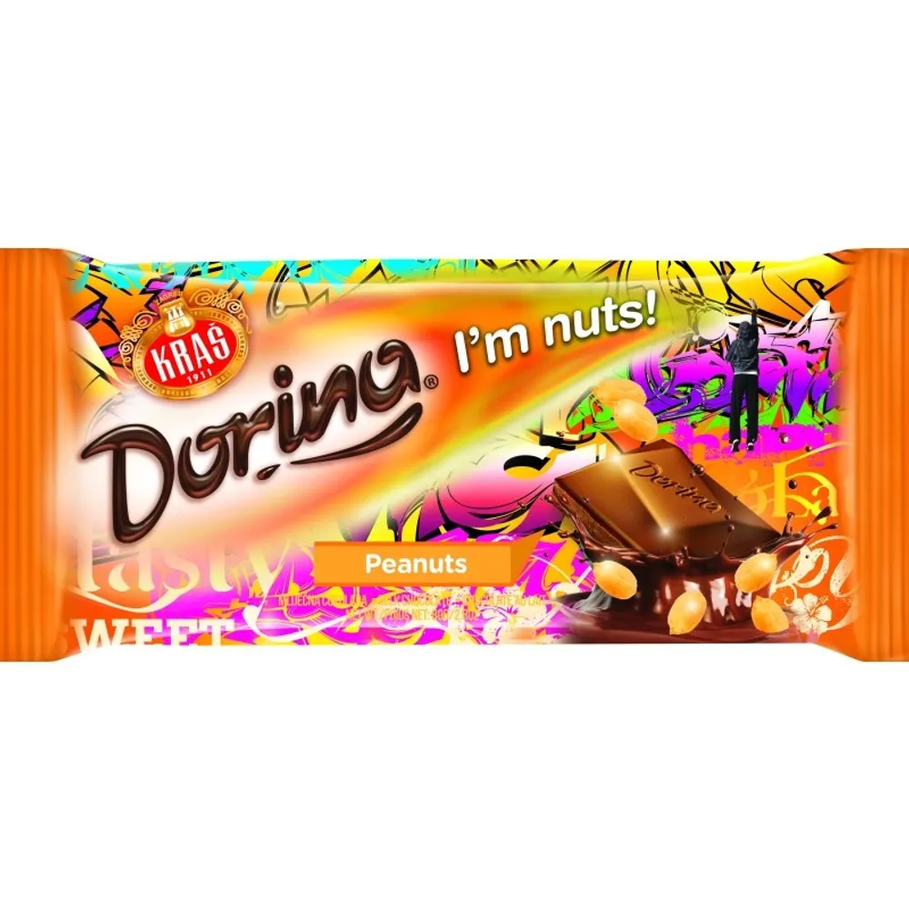 Kraš Dorina I'm nuts kikiriki mliječna čokolada