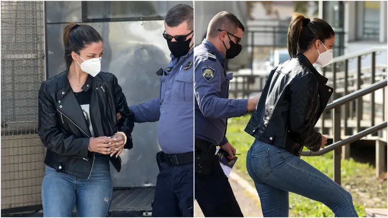  Djevojka koja je krijumčarila kokain privedena na Županijski sud u Velikoj Gorici 
