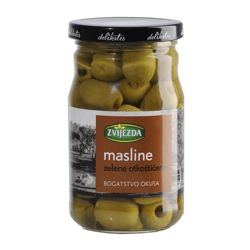 Masline zelene otkoščene 165 g Zvijezda