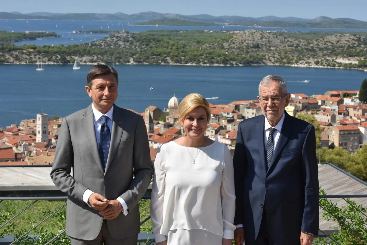 Grabar-Kitarović, Pahor i Van der Bellen u Šibeniku