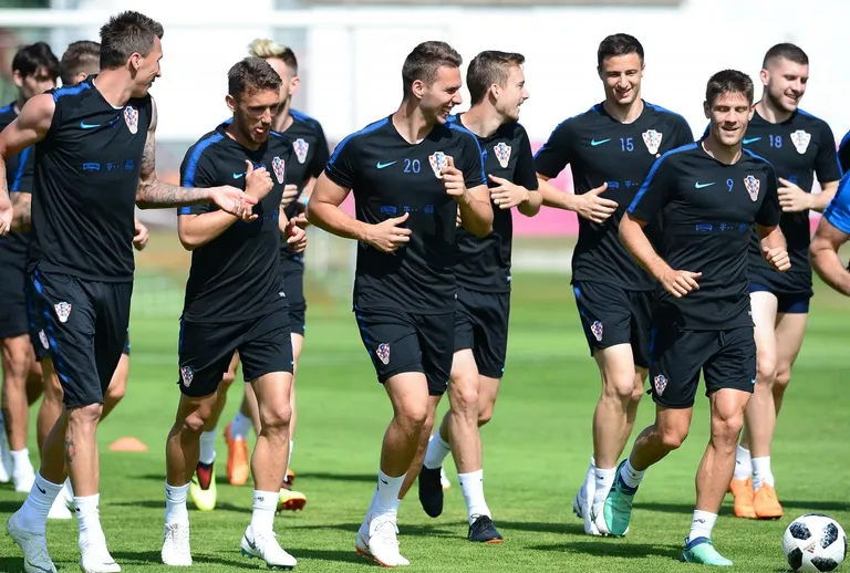 Hrvatska nogometna reprezentacija odradila jutarnji trening