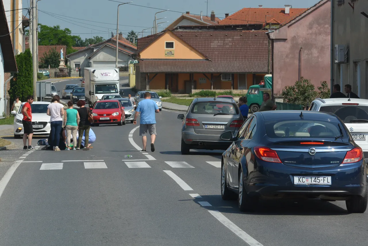Uznemirujuće fotografije: Mercedesom na pješačkom prijelazu naletio na dječaka