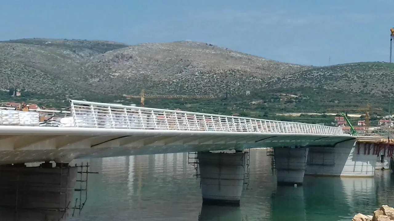 Čiovski most polako poprima završni izgled