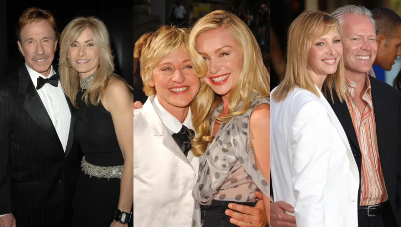 Ellen DeGeneres i Portia de Rossi, Lisa Kudrow iMichel Stern, Chuck Norris i Gena O’Kelley