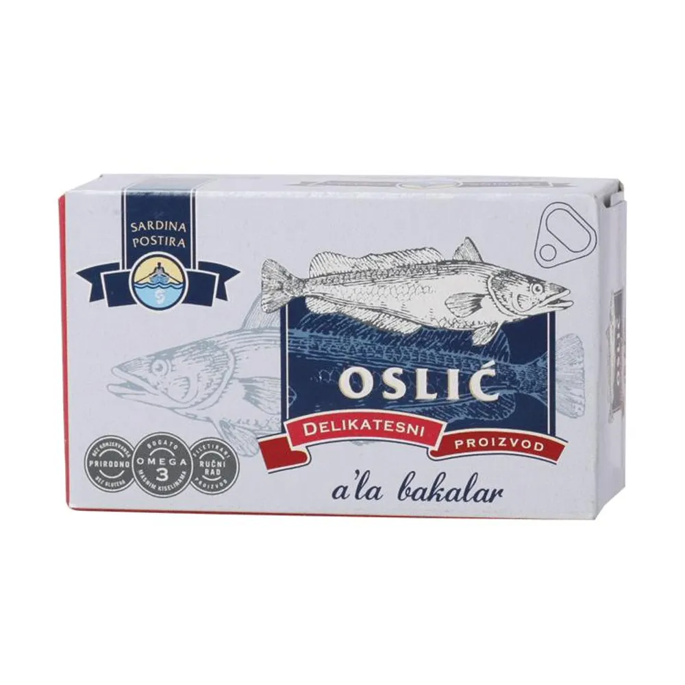 Oslić a la bakalar 115 g Sardina