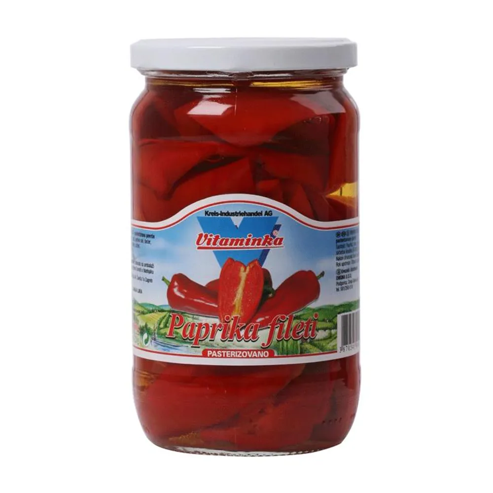 Paprika crvena filet 320 g Vitaminka