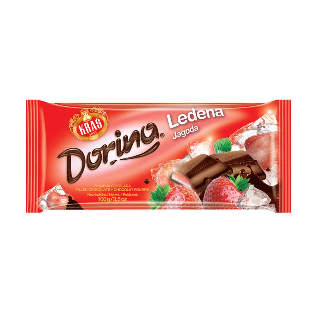 Čokolada Dorina ledena jagoda 100g