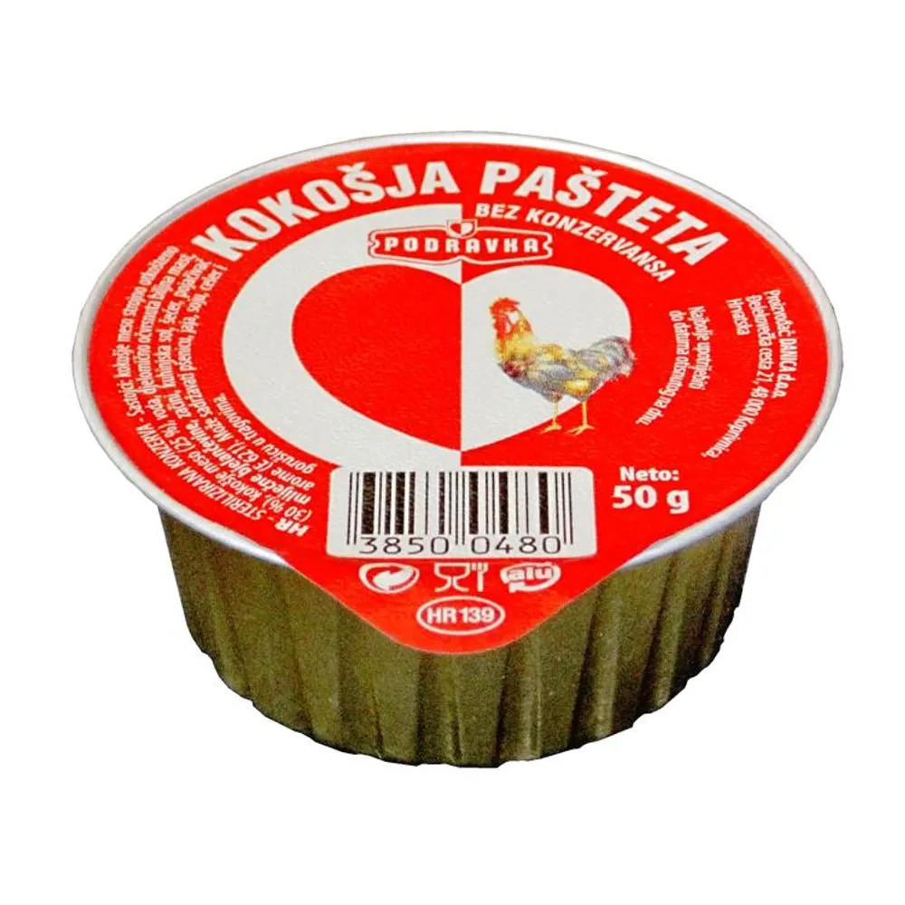 Pašteta kokošja 50 g Podravka