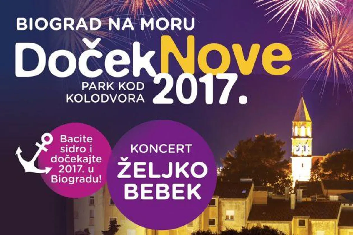 Željko Bebek i Biograd na Moru zajedno ulaze u 2017. godinu !