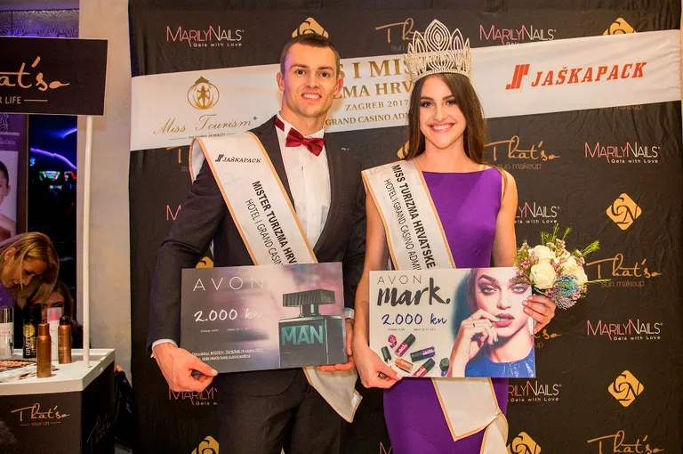 U lijepom novootvorenom hotelu i Grand Casinu Admiral u Zagrebu izabrani su 15.po redu Miss i Mister turizma Hrvatske