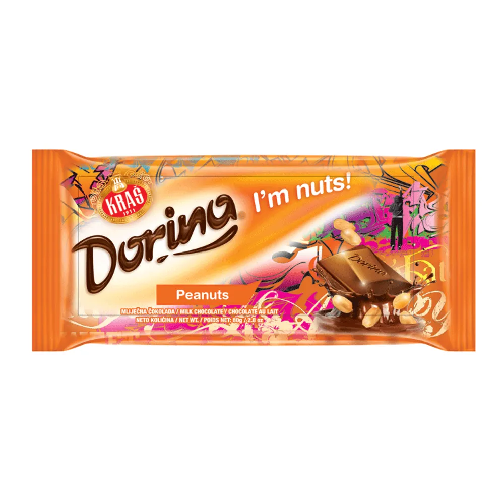 Dorina čokolada kikiriki i nuts 80 g