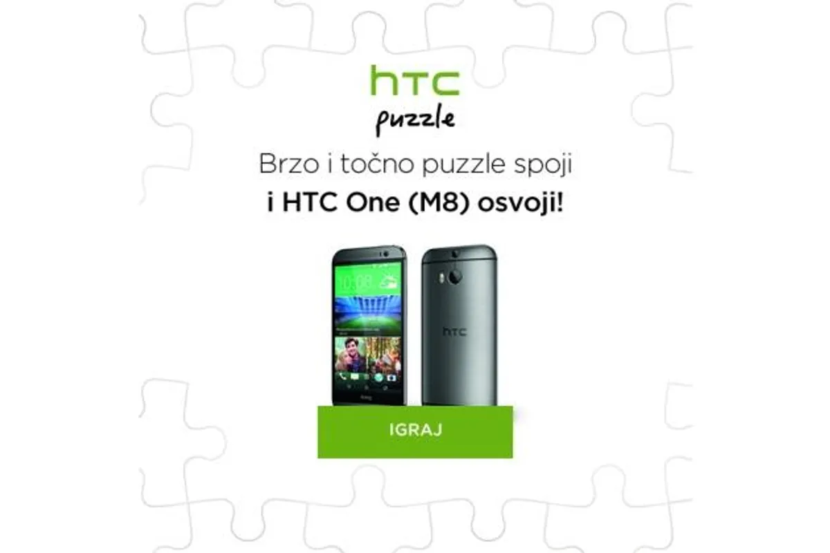 Sudjelovanjem u HTC Puzzle nagradnoj igri do novog HTC One (M8)