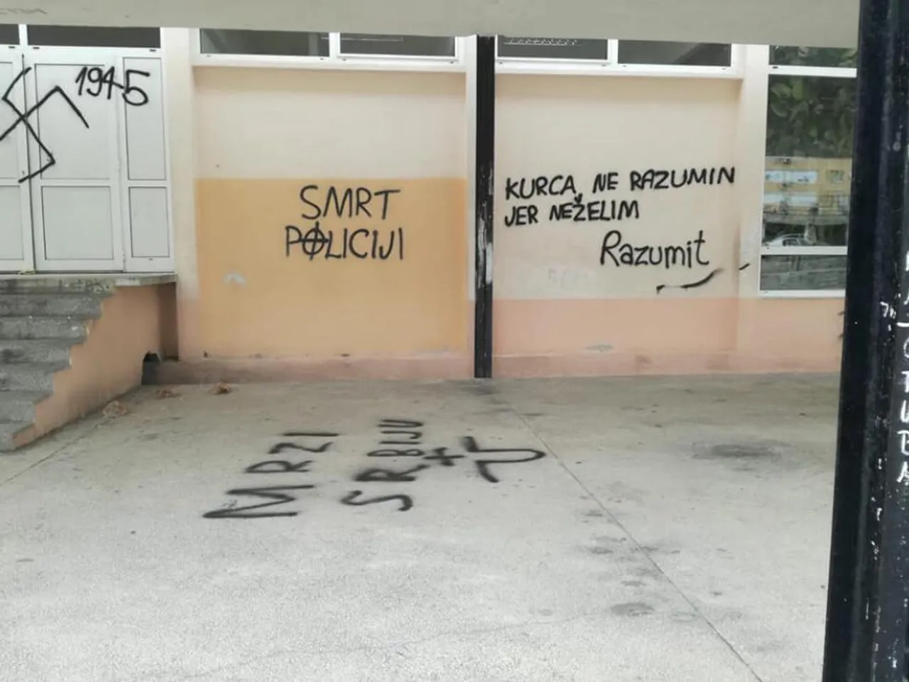 osnovna škola, split grafiti