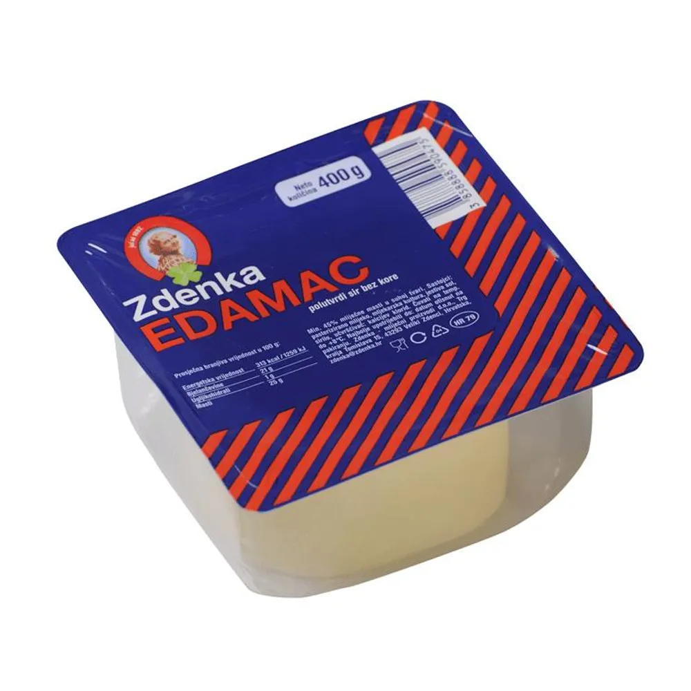 Edamac polutvrdi sir 400 g Zdenka