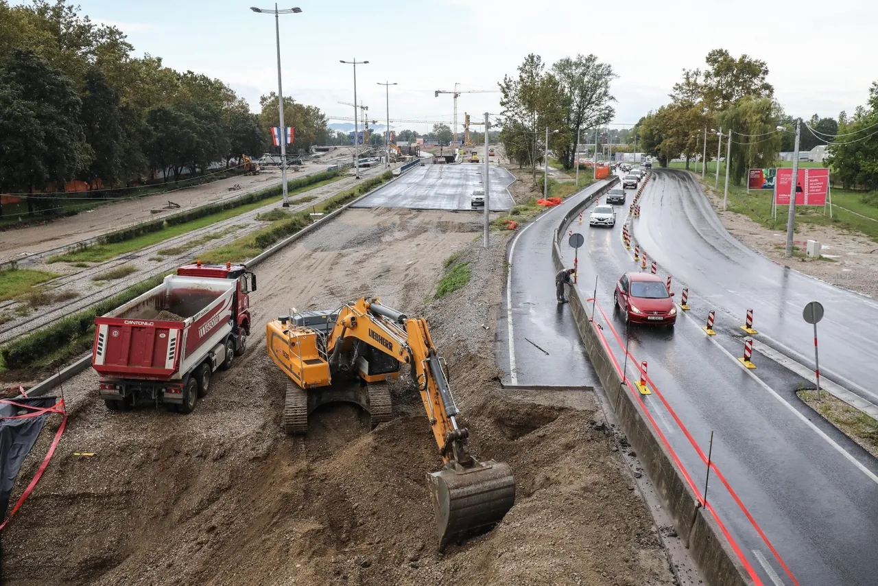 Jedna zatvorena traka uzrokovala prometni kolaps u Zagrebu