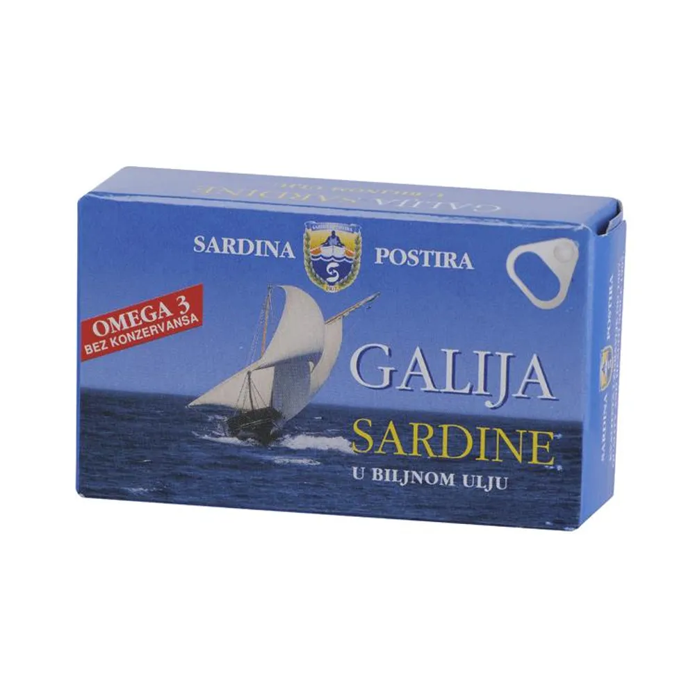 Sardina Galija u biljnom ulju 115 g Sardina