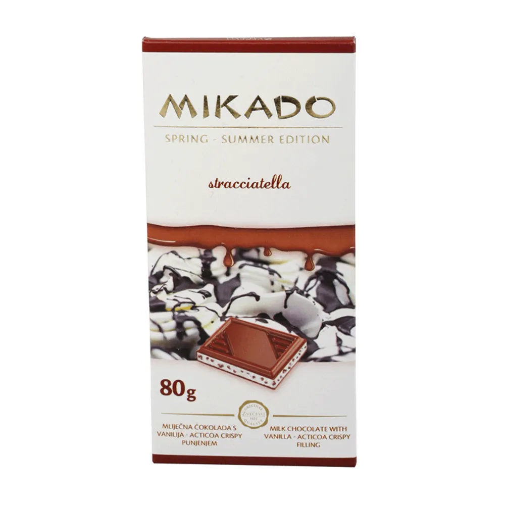 Čokolada Mikado stracciatela 80g